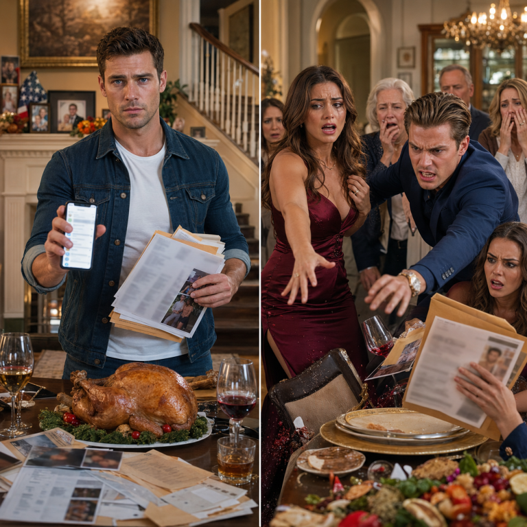 I Found My Wife’s Secret Phone and Discovered She’d Been Cheating With My Brother Since Our Wedding Day—So I Exposed Them at Thanksgiving Dinner