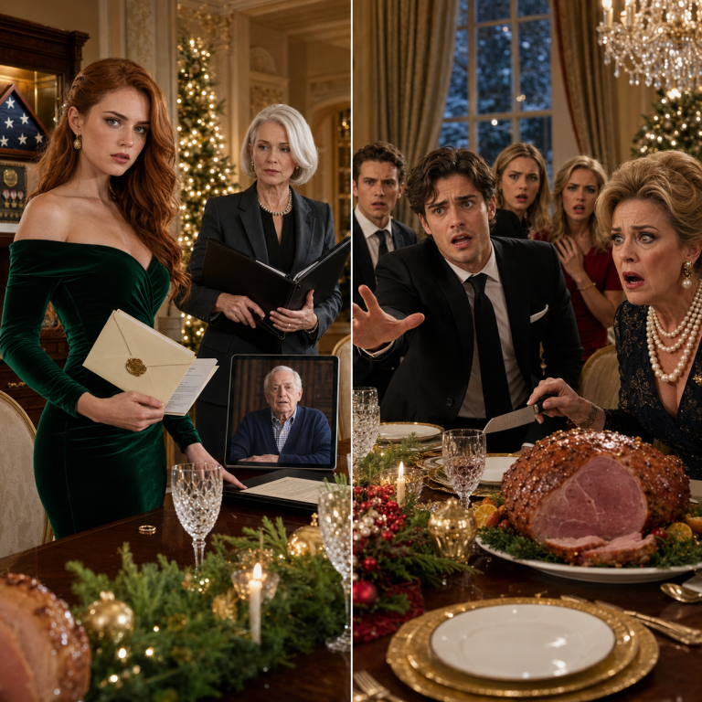 My Husband’s Family Called Me a Gold Digger at Christmas Dinner—Then His Father’s Real Will Exposed Their Betrayal
