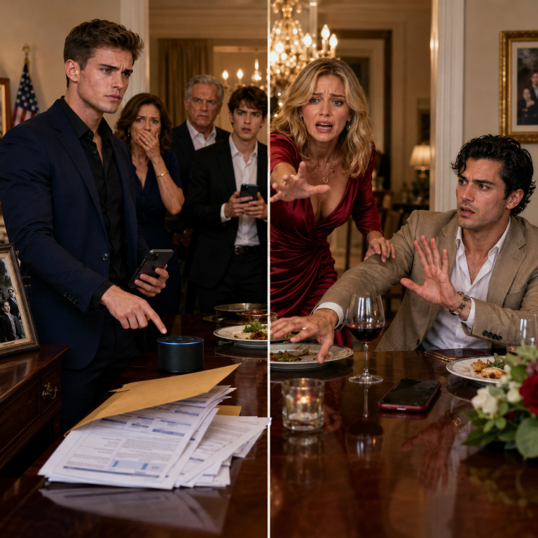 My Wife Brought Her Affair Partner to My Parents’ Dinner, So I Played the Hidden Recording That Exposed Her Cheating, Divorce Plan, and the Truth She Never Thought I’d Find