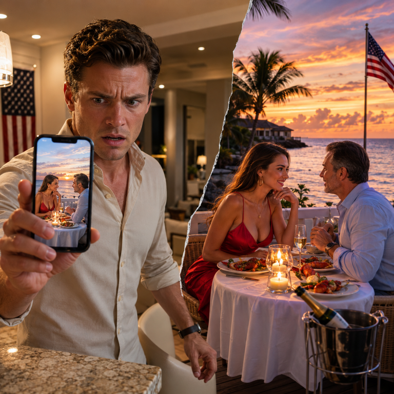 MY WIFE SAID THE BEACH RESORT WAS FOR A WORK CONFERENCE — THEN THE HOTEL POSTED HER ROMANTIC DINNER ON FACEBOOK