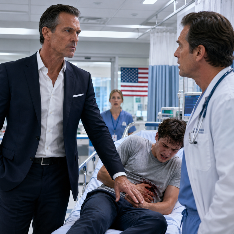 My son called from the hospital. When I arrived, the doctor said, “Chief of Surgery… he’s your son?”
