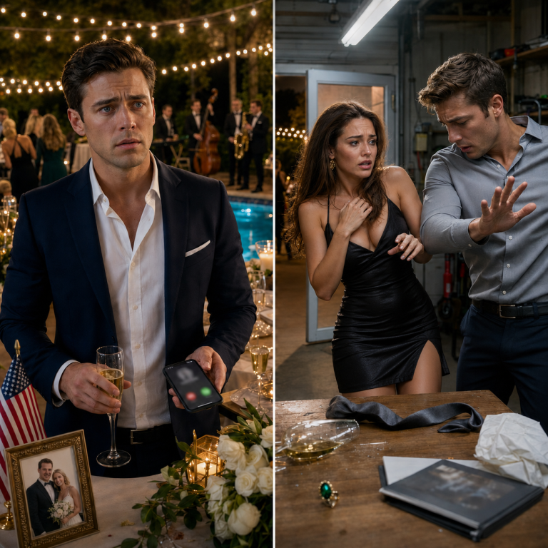 MY WIFE DISAPPEARED WITH HER YOUNG COWORKER AT OUR 20TH ANNIVERSARY PARTY—WHEN I FOUND THEM IN THE GARAGE, OUR PERFECT MARRIAGE SHATTERED
