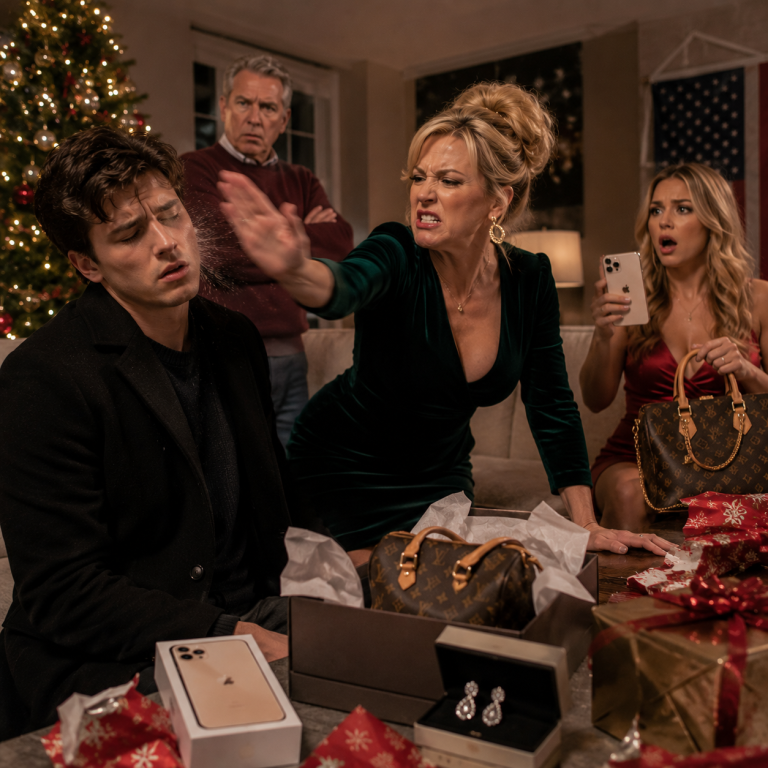 Dad said ‘No gifts this year’ while my sister unwrapped an iPhone, a $5K bag, and diamonds…..