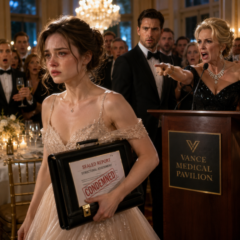 My Husband’s Mother Called Me a Penniless Gold Digger in Front of Three Hundred Donors—Until the Sealed Report in My Briefcase Revealed Who Had Actually Saved the Family Hospital From the Wrecking Ball