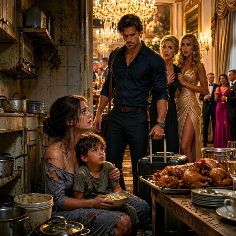 I CAME HOME FROM SAUDI ARABIA WITHOUT TELLING ANYONE AFTER 5 YEARS OF BACKBREAKING WORK—AND FOUND MY WIFE AND SON STARVING BEHIND THE MANSION I PAID FOR WHILE MY MOTHER AND SISTER PARTIED INSIDE