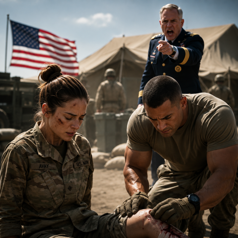 A DRILL SERGEANT MOCKED THE SMALLEST FEMALE RECRUIT—UNTIL A MEDIC SAW WHAT SHE HID BENEATH