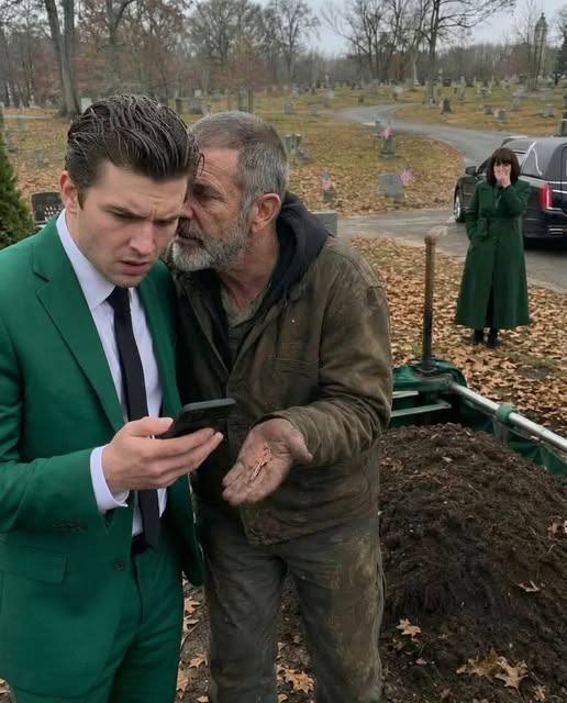 At my father’s graveside, the gravedigger gripped my arm and whispered, “Sir, your father paid me to bury an empty coffin.” Before I could even speak, he pushed a brass key into my hand. “Don’t go home,” he warned. “No matter who calls, no matter what they say. Go to Unit 17 on Route 9. Right now.” Then my phone buzzed. A text from my mother appeared on the screen. Come home alone. My father had been buried less than five minutes earlier. Or so I believed.