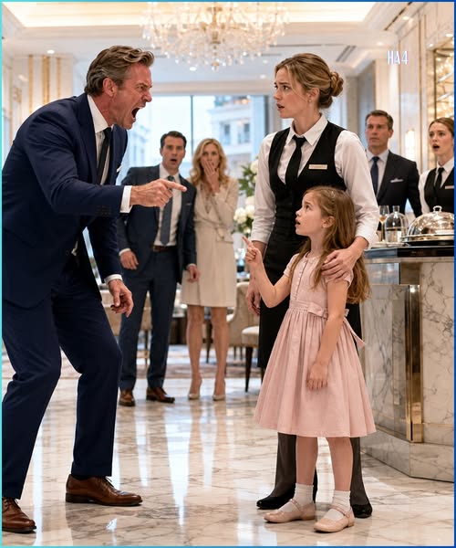 The millionaire screamed that nobody in the hotel spoke japanese—then the waitress’s little girl answered before the adults could lie again
