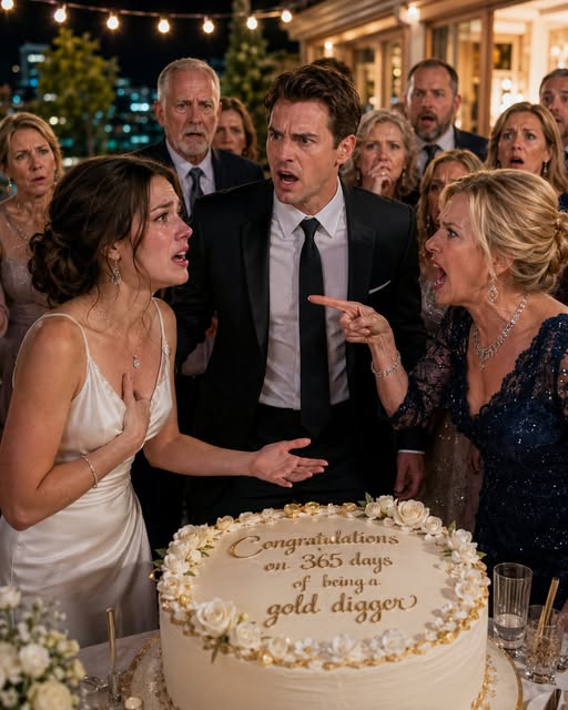 My Mother-in-Law Put “Gold Digger” on My Anniversary Cake—Then My Husband Revealed the Secret That Destroyed Her Marriage
