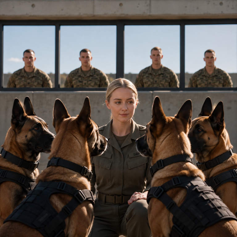 “TEAR HER APART,” THEY ORDERED THE K9S — BUT THE NAVY SEAL MADE THEM KNEEL.