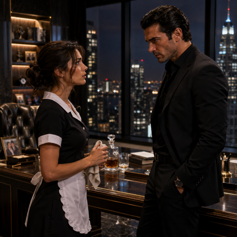 Every gorgeous woman in Chicago failed to move the mafia boss, then the maid sang one forgotten song and his whole empire froze