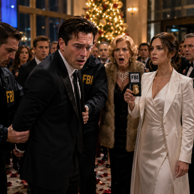 I Was The Billionaire CEO Who Fired My Own Wife After My Mother Accused Her Of Stealing Our Company. At The Christmas Party, Twelve FBI Agents Walked In—and The Lead Agent Handed Me A Warrant With My Name On It.
