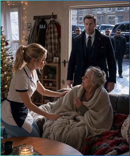 The waitress let a freezing deaf woman sleep on her couch for christmas—then black suvs surrounded her apartment and the most feared man in buffalo called the old woman “mom”