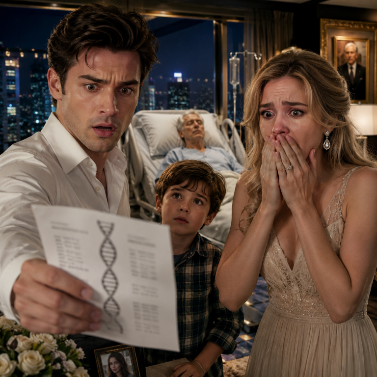 The CEO’s Son Was Left at His Penthouse Door—But the DNA Test Revealed the Child Was His Brother