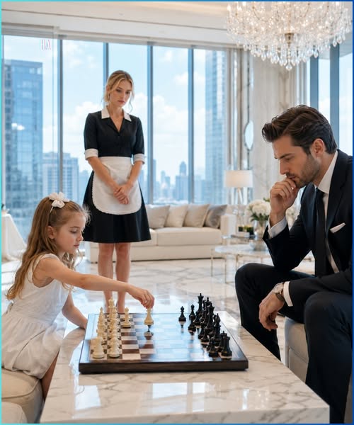 The Billionaire Asked His Maid’s Little Girl to Play Chess as a Joke and Never Saw the Checkmate That Ruined Him Coming