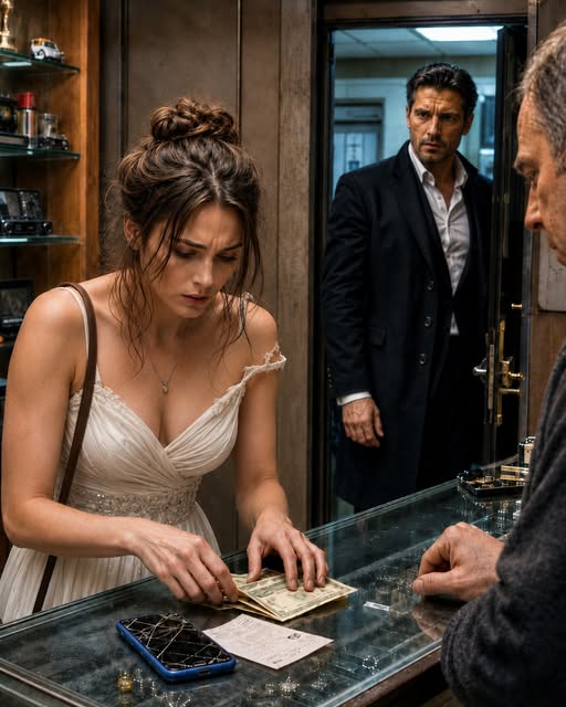 She sold her phone for her son’s medicine, and the mafia boss watching from the doorway broke down before he destroyed the man waiting to evict her