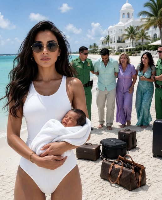 My husband left me at home when I was 38 weeks pregnant to go on vacation with his mother: “”Let her give birth alone,”” they said, but when they returned with tanned skin, they found the door locked, the cards blocked, and a truth that shattered their smiles.