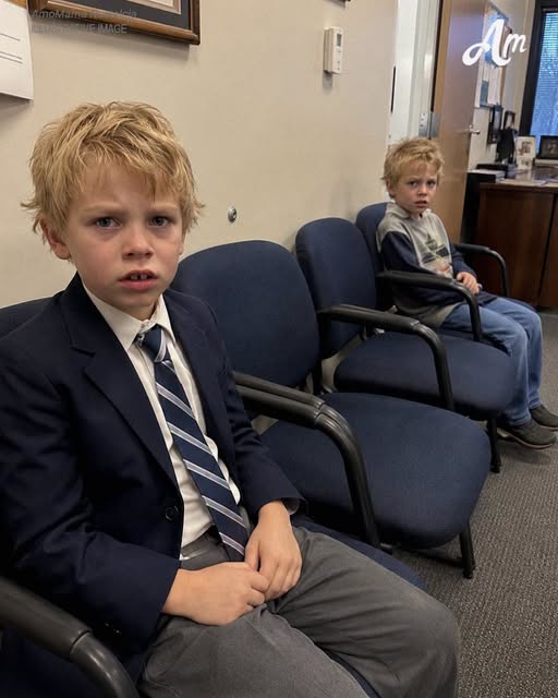 I was called to school because my son got into a fight — when I saw the boy sitting next to him, I went pale.