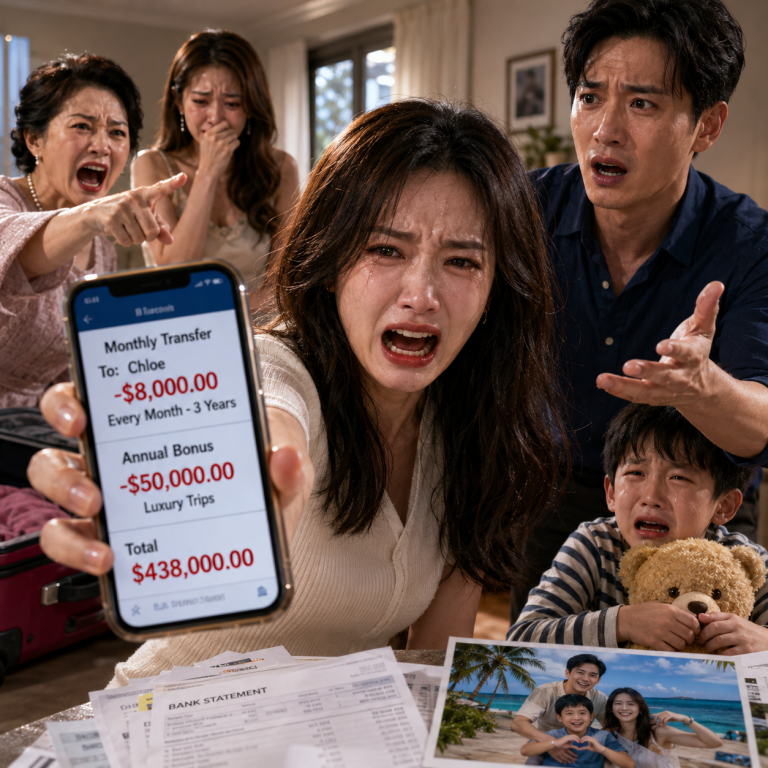 While I Emptied My Mother-in-Law’s Bedpan, My Husband Took His Widowed Sister-in-Law to Hawaii on the Tickets Meant for Me and Our Son—Then I Pulled His Bank Records