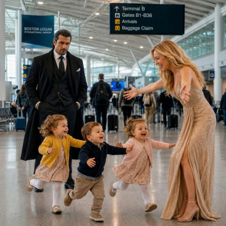 He Told Me to Raise the Baby Alone—Eighteen Months Later, He Saw Three Toddlers at Boston Logan Airport and Realized What He Had Lost