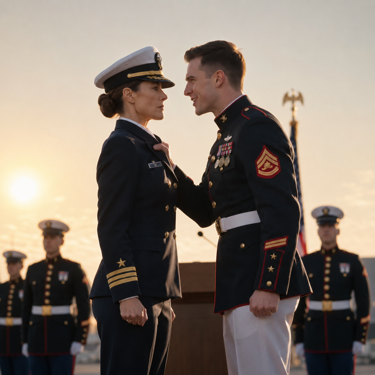 “MY BROTHER SWORE I WAS A NAVY DROPOUT. I STOOD QUIETLY AT HIS SEAL CEREMONY. THEN HIS GENERAL MET MY EYES AND SAID: “”OH WOW, YOU’RE HERE?”” THE CROWD WENT STILL. EVERYONE IN THE ROOM FELL SILENT. MY BROTHER’S JAW NEARLY DROPPED TO THE FLOOR.
