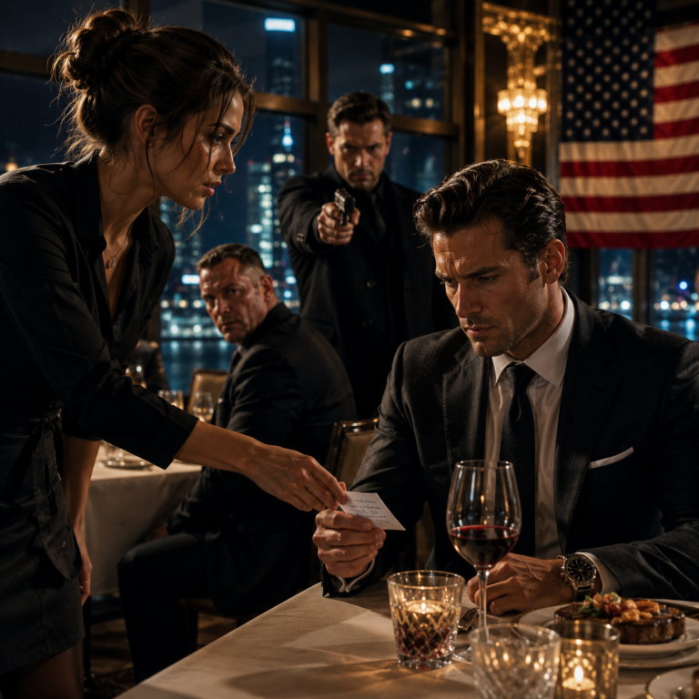 The billionaire CEO everyone in Boston feared was about to be executed at his own table, and the only person who noticed was the waitress he had never looked at twice.