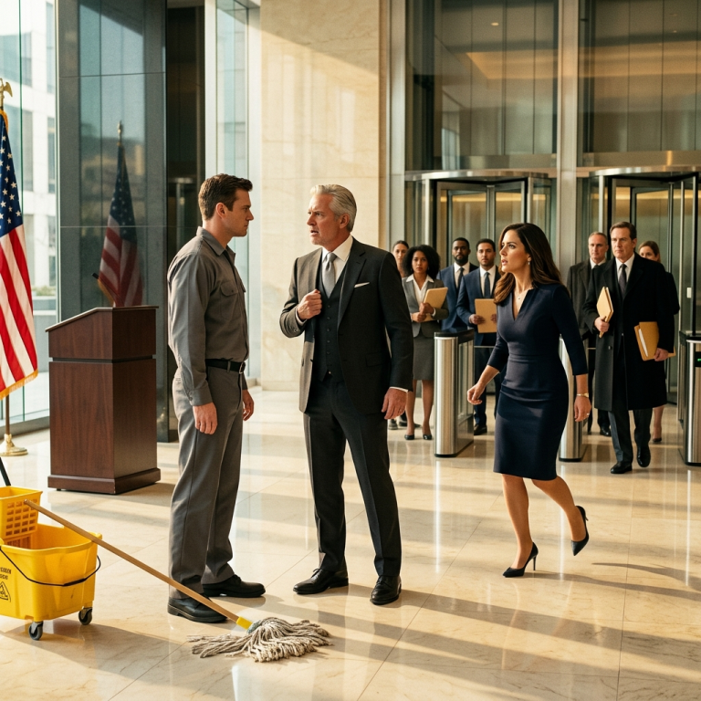The CFO Slapped the Janitor… Not Knowing He Owned the Company