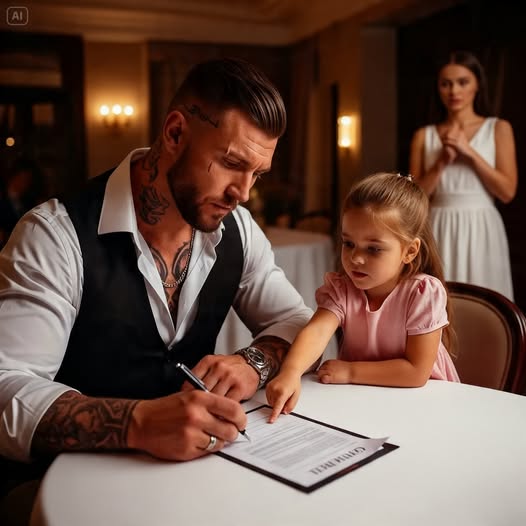 A STRUGGLING SINGLE MOTHER BROUGHT HER SIX-YEAR-OLD DAUGHTER TO A BAR BECAUSE SHE HAD NO BABYSITTER, BUT WHEN THE LITTLE GIRL WARNED A MAFIA BOSS TO CHECK HIS CONTRACT AGAIN, ONE HIDDEN CLAUSE CHANGED ALL OF THEIR LIVES FOREVER