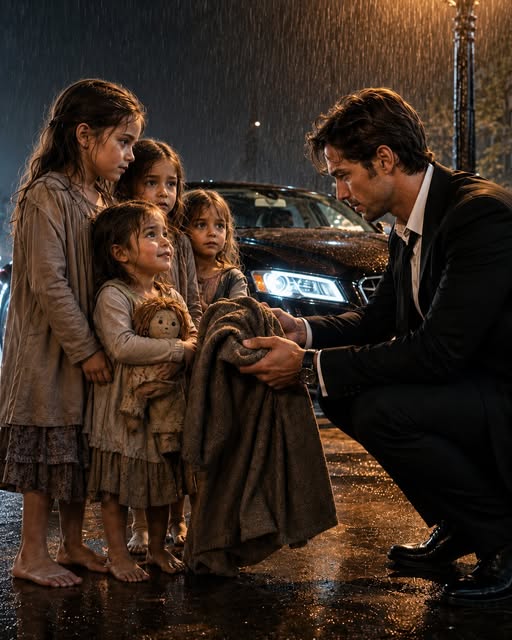 A Billionaire Rescues Four Crying Girls — Years Later, Their Decision Leaves Him in Tears…