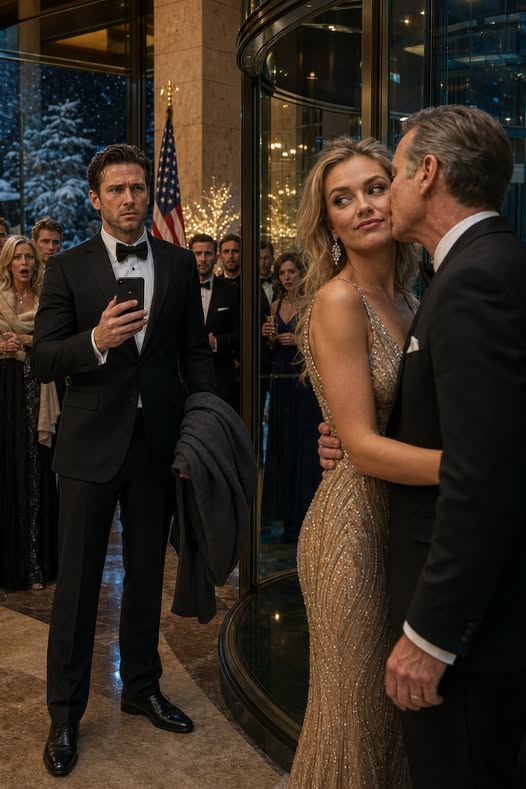 At A Snowy Winter Evening Gala In Denver, My Fiancée Let A Hotel Investor Kiss Her Beside The Glass Elevator, Then Laughed, “Evan Will Still Drive Me Home—That’s What Useful Men Are For.” He Smirked, “Stay With Me Tonight. Don’t Go Home.” I Stayed Silent And Let Everything Keep Playing Out Exactly The Way She Wanted—Because Tonight Was The Last Peaceful Night She Would Ever Have.