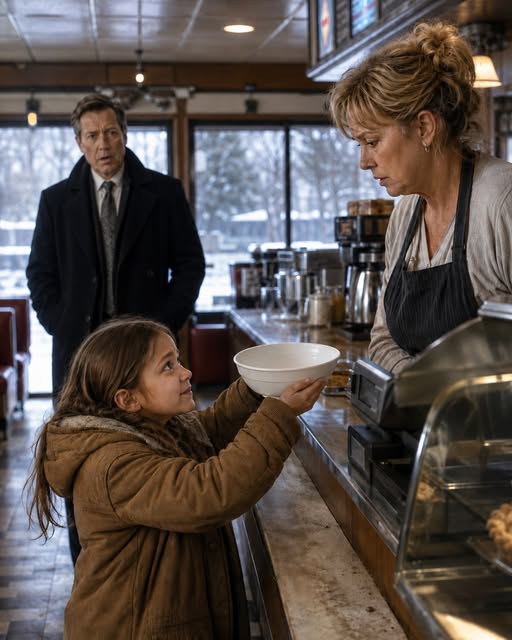 “Just One Bowl…” The Little Girl Begged—But The Waitress Ignored Her, Then The Millionaire Heard And
