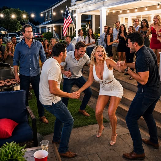 At a neighborhood party, my wife got drunk and pulled one man after another onto the dance floor as if I didn’t even exist — then she disappeared into the crowd. But when I followed the sound of laughter to a half-locked room, I suddenly heard her scream my name from inside… Just as I reached for the door, the host stepped in front of me and said, “If you still love her, don’t open that door.”