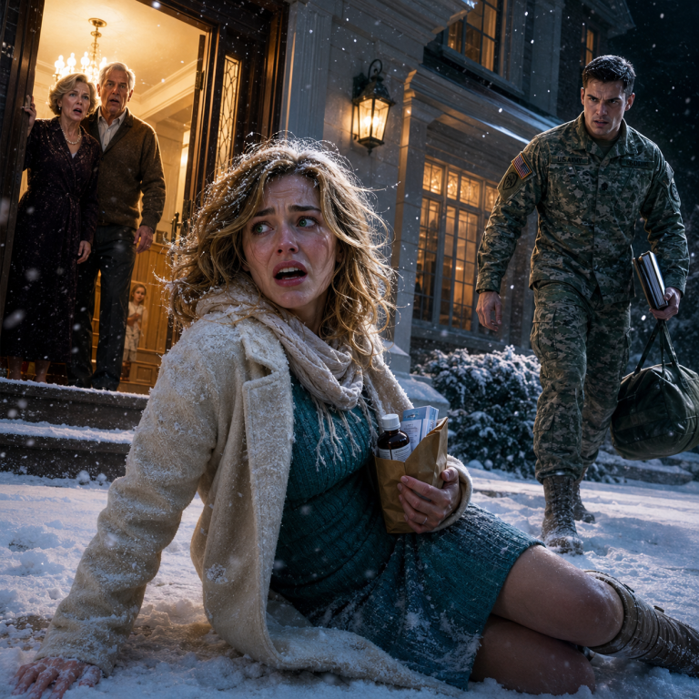 My Soldier Husband Came Home and Found Me Locked Outside in the Snow—His Parents Didn’t Know He’d Been Investigating Them for Six Months