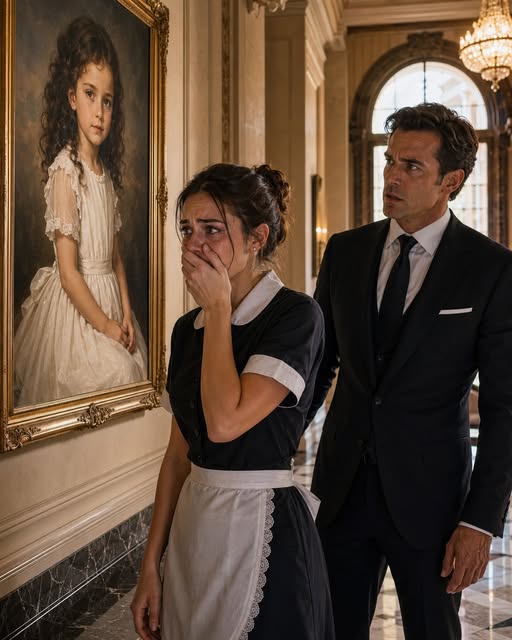 THAT GIRL LIVED WITH ME AT THE ORPHANAGE,” SHE CRIES AFTER SEEING A PORTRAIT IN THE MANSION