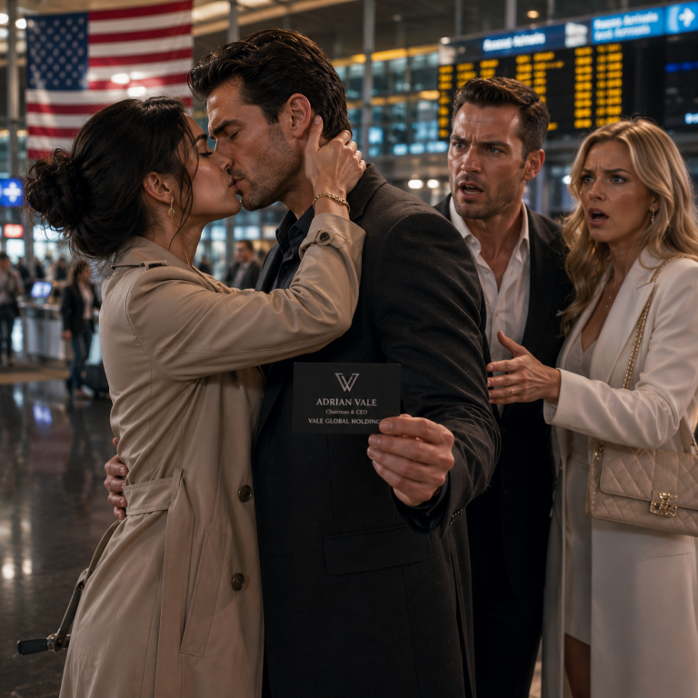 I caught my boyfriend kissing another woman at the airport, so I grabbed a handsome stranger and kissed him back.