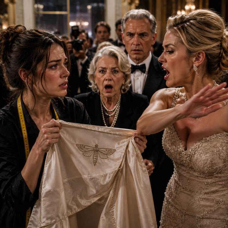 The Heiress Slapped the Seamstress at Her Gala—Then the Hidden Stitch Named the Real Owner