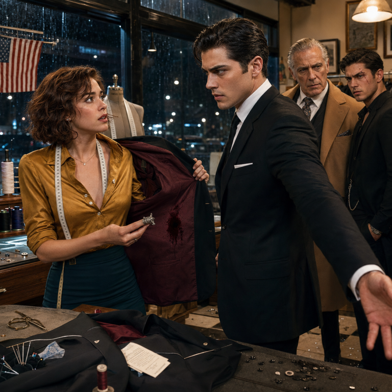 The Mafia Boss Ordered A Tired Seamstress To Fix His Suit Overnight — Then The Bloodstain Inside His Jacket Exposed A Family Betrayal