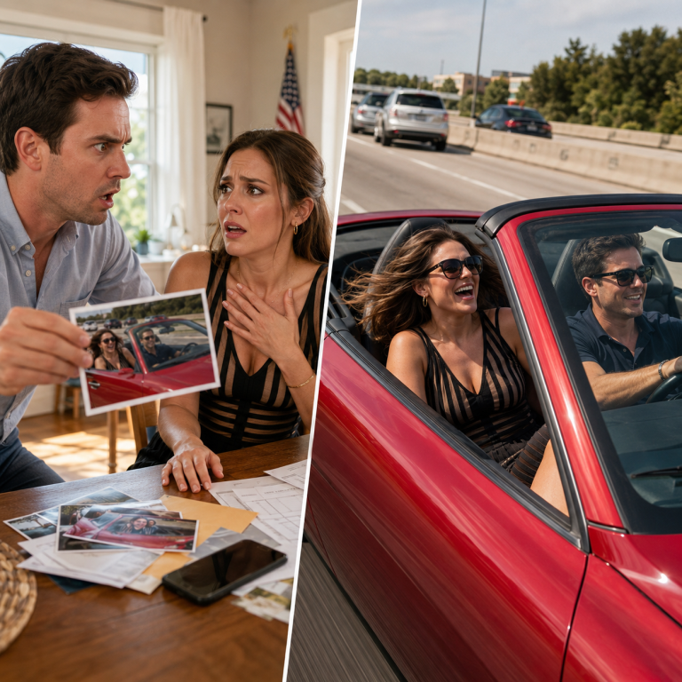 My Wife Said She Was Visiting Her Grieving Aunt — Then A Highway Camera Sent Me A Photo Of Her In Another Man’s Convertible