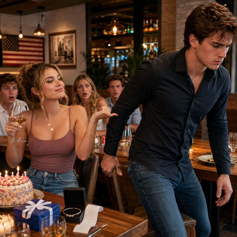 My Girlfriend Mocked Me at Her Birthday Dinner and Said I Wasn’t “Husband Material” — So I Left Quietly, Canceled Our New Apartment, and Sent One Video That Ruined Her Lies