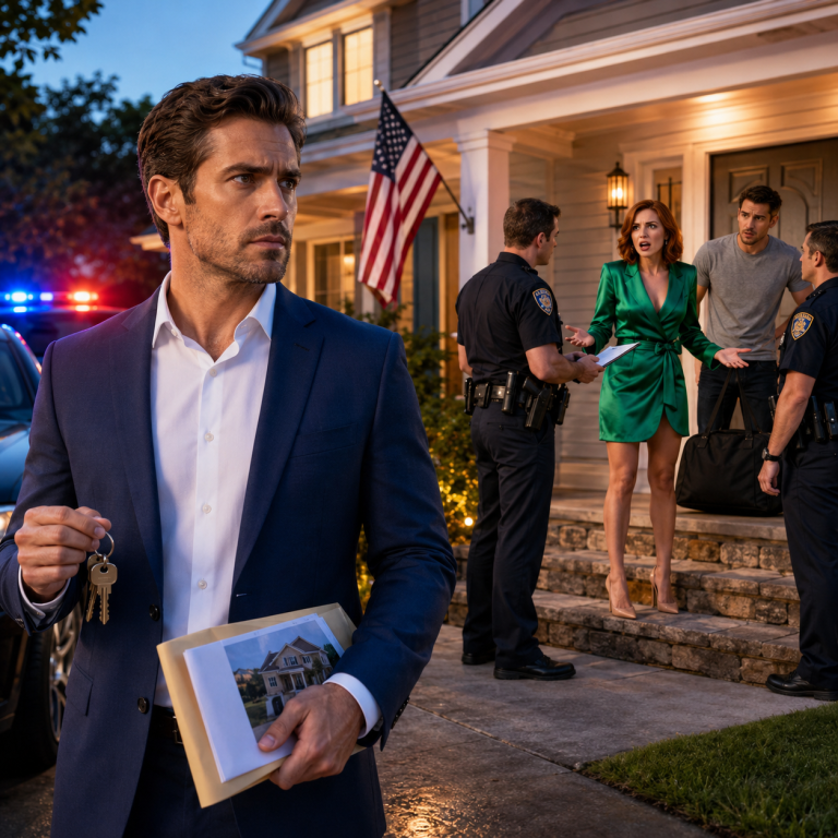 My Wife Said, “Don’t Come Home Early. He Needs Privacy in Our Bedroom.” So I Let the Police Ask Who Owned the House