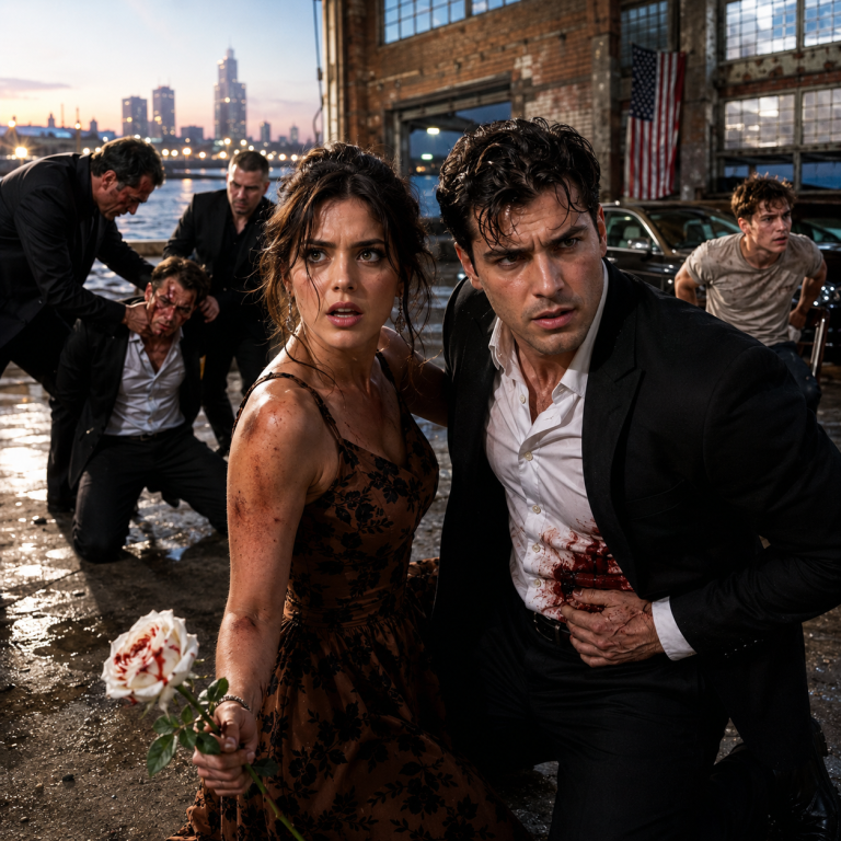 The Mafia Boss Left A Bloodstained Rose On A Waitress’s Table, Then Her Quiet Reply Made Him Question Every Rule He Lived By