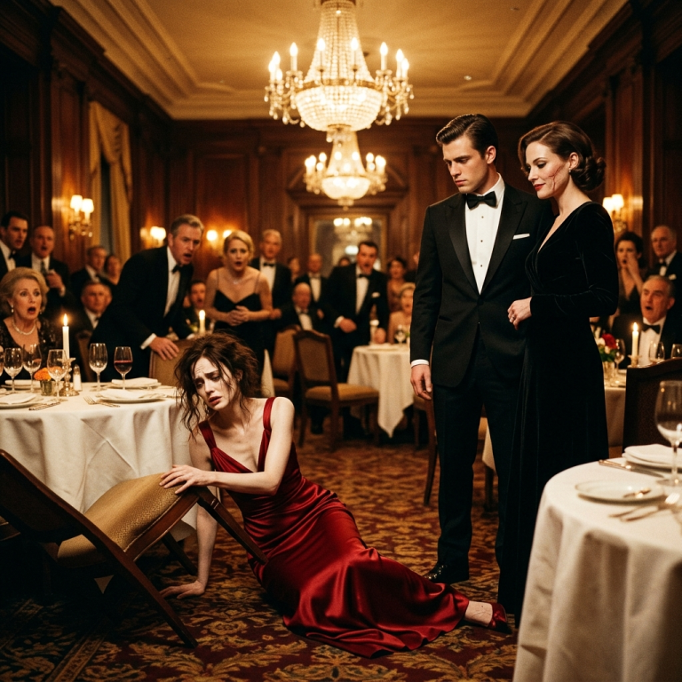 The Billionaire Heir Humiliated Me in Front of a Crowded Restaurant for the Sake of the Woman Who Saved His Life, Never Knowing That the Scar He Worshipped Was Fake and That I, the Real Savior, Was Dying Right in Front of Him