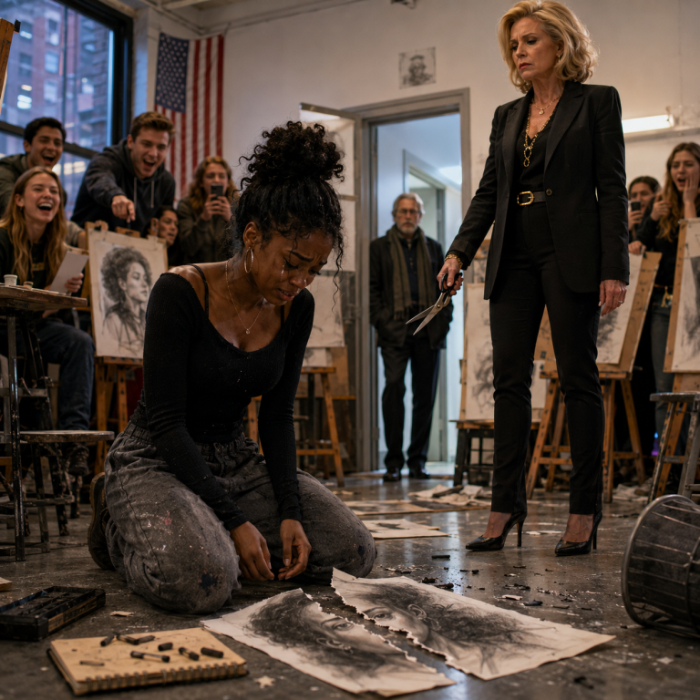 “This Trash Isn’t Worth $1!” Art Teacher Ripped Black Girl’s Sketch — Hers Sold for $2 Million Later