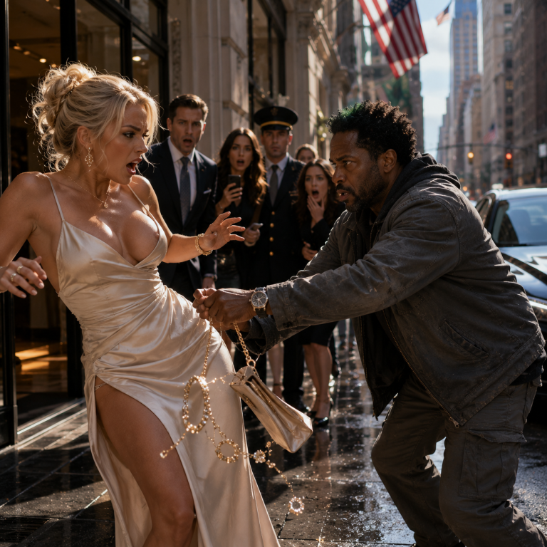 Rich Woman Slaps Black Homeless Man at Store — Goes Pale When He Pulls Up in a Bugatti at Wedding