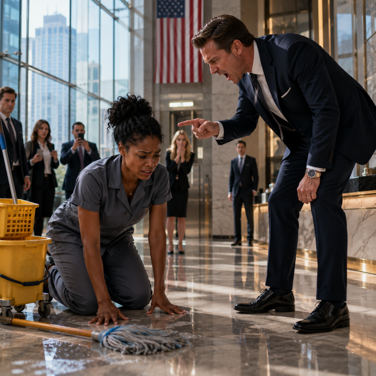 CEO Fired Black Janitor for “Smelling Like Poverty”—Didn’t Know She Owned the Building He Worked In
