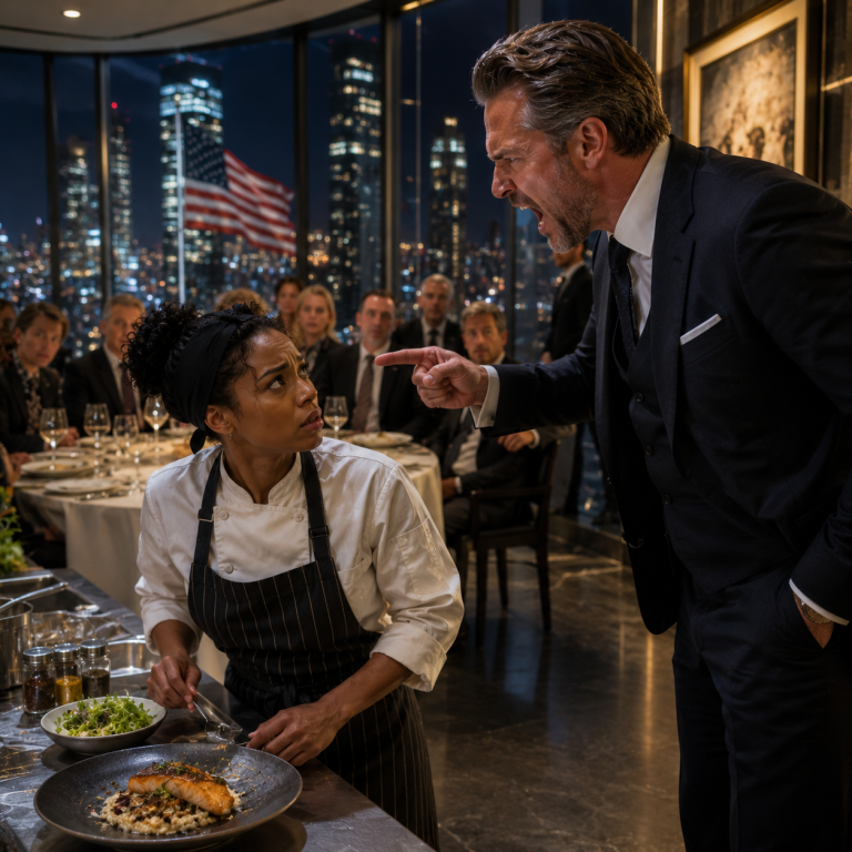Arrogant Woman Slaps Black Cook—Unaware She’s The Billionaire Tycoon’s Only Private Chef
