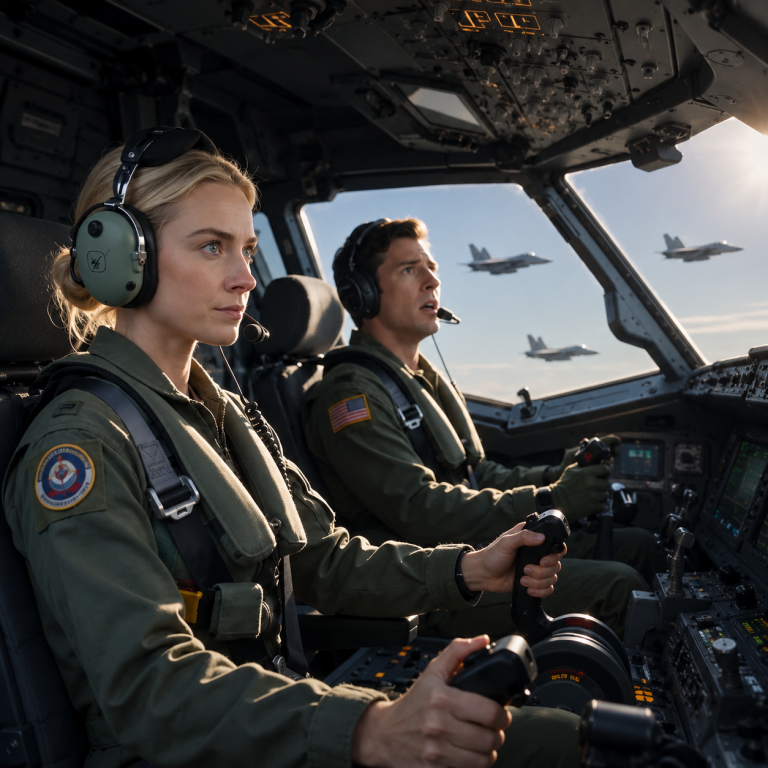 They Called Her a Cargo Pilot — Then She Made 10 Enemy Jets Regret Locking Missiles on Her…
