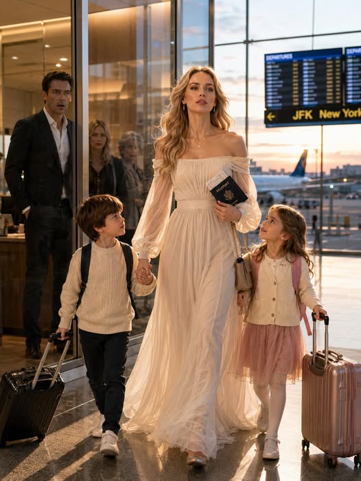 Eight Minutes After Our Divorce, My Ex Said There Was Nothing Worth Dividing—Then I Took Our Kids and the Evidence to JFK