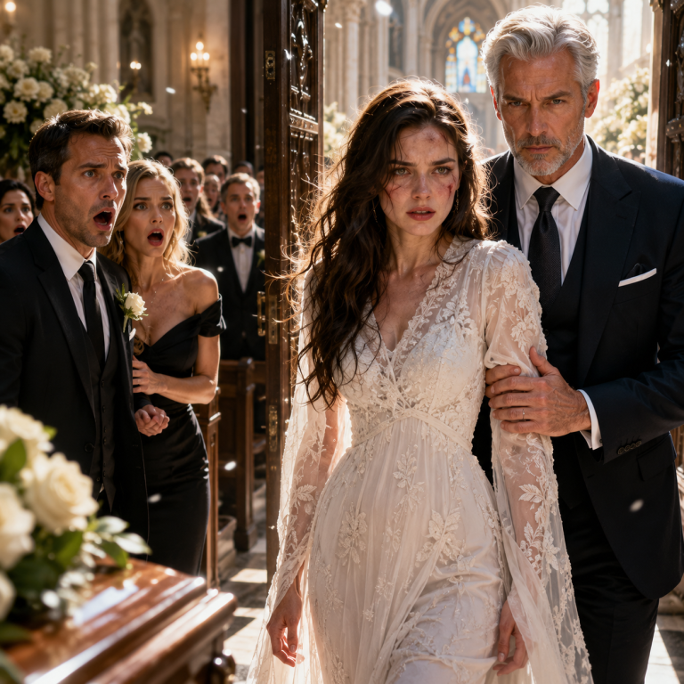 My husband shoved my nine-month-pregnant body off an icy cliff, believing a $50 million life insurance payout was worth my death. At my “funeral,” he stood beside his mistress and smirked. “They both froze to death,” he sneered. “That useless woman deserved it.”