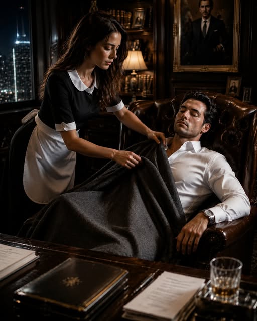The Billionaire Pretended to Be Asleep to Test His New Maid… But What She Did Left Him Completely Speechless